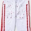 Waimea Jean Shorts - Red Stripe - White - M7166T Shop All