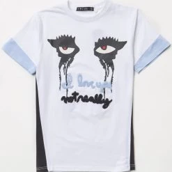 Shop All Focus T-Shirt - Dripping Eyes - White - 80357
