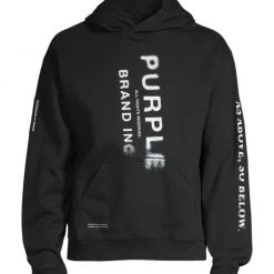 PURPLE-BRAND Purple Brand Hoodie - Black - P404