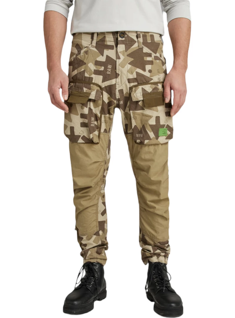 G-star Pants - 3D Regular Tapered Cargo - LT Moss Arrow Camo - D19756-C318-026 1 G-star Pants - 3D Regular Tapered Cargo - LT Moss Arrow Camo - D19756-C318-026