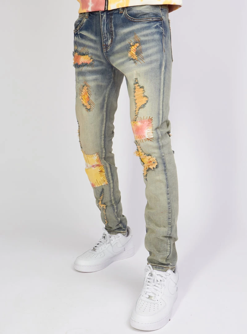 Shop All Politics Jeans - Mikan Denim - Light Vintage Wash - MIKAN502 2 Shop All Politics Jeans - Mikan Denim - Light Vintage Wash - MIKAN502