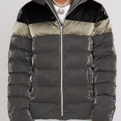 Shop All Woodpecker Jacket - Sparrow Sleek Puffer - Grey And Black - WPM004
