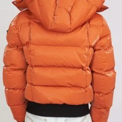 Woodpecker Jacket - Sparrow Sleek Puffer - Burnt Orange - WPM004