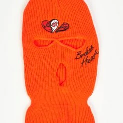 Muka Headwear - Lost Love Ski Mask - ORANGE - MUSK2122