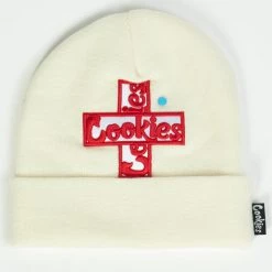 Cookies Hat - Mile High Knit Beanie - White - 1554X5507 Shop All