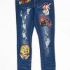 Shop All Motive Denim Jeans - Graffiti - Blue - M60