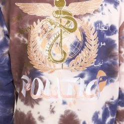 Shop All Politics Hoodie - Mikan Tie Dye Zip Up - Blue And Multi - MIKAN353