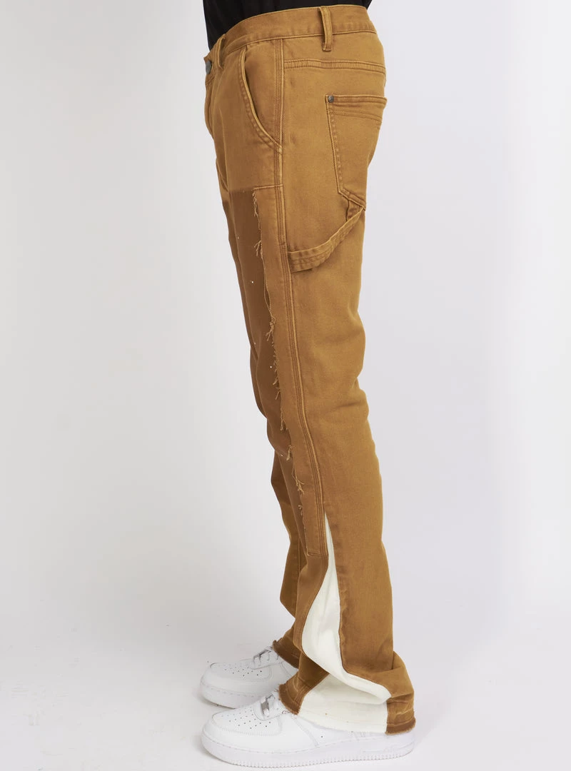 Politics Jeans - Hyatt Worker's Denim - Khaki Wash - Hyatt502 3 Politics Jeans - Hyatt Worker's Denim - Khaki Wash - Hyatt502