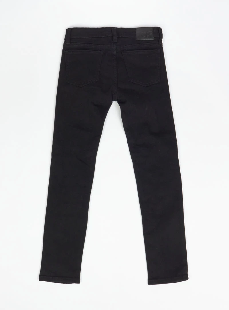 Ops Kids Jeans - Biker Knee Patch - Jet Black And White - OPS2001GK Shop All 2 Ops Kids Jeans - Biker Knee Patch - Jet Black And White - OPS2001GK Shop All