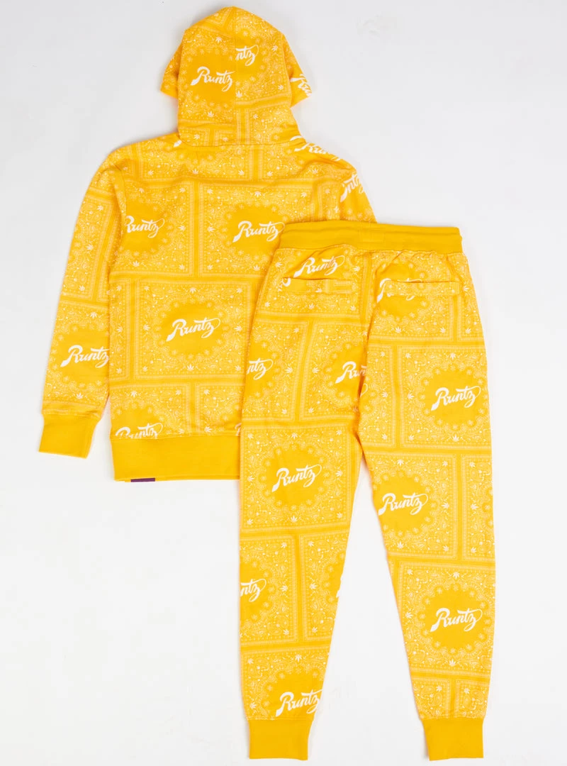 Shop All Runtz Jogger Set - Bandana - Yellow - 321-33685 2 Shop All Runtz Jogger Set - Bandana - Yellow - 321-33685