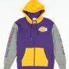 Shop All Mitchell & Ness Hoodie - Full Zip LA Lakers - Purple - FPZP1179