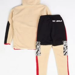 Outrank Sweatsuit - Cozy Boys - Natural And Black Shop All