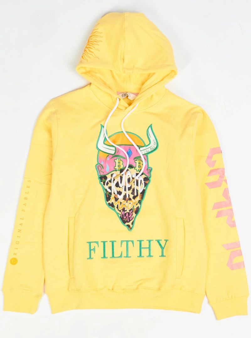 Shop All Original Fables Hoodie - Crypto - Yellow - HS288 1 Shop All Original Fables Hoodie - Crypto - Yellow - HS288