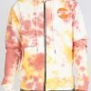 Politics Hoodie - Mikan Tie Dye Zip Up - Yellow And Multi - MIKAN352 Shop All