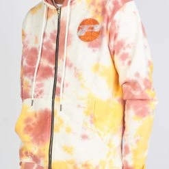 Politics Hoodie - Mikan Tie Dye Zip Up - Yellow And Multi - MIKAN352 Shop All 14 Politics Hoodie - Mikan Tie Dye Zip Up - Yellow And Multi - MIKAN352 Shop All