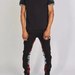 Politics T-Shirt - Allen Polo - Black And Multi - ALLEN152