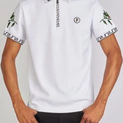 Shop All Politics T-Shirt - Allen Polo - White And Multi - ALLEN153