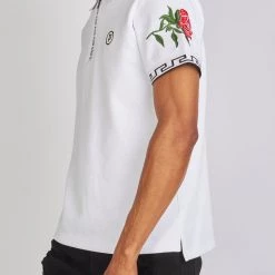 Shop All Politics T-Shirt - Allen Polo - White And Multi - ALLEN153