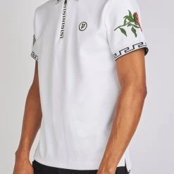 Shop All Politics T-Shirt - Allen Polo - White And Multi - ALLEN153