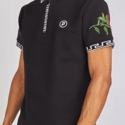 Politics T-Shirt - Allen Polo - Black And Multi - ALLEN152