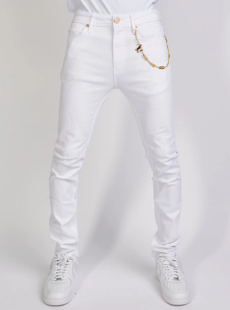 Shop All Dabbous Jeans - Chain - White - 8721004 1 Shop All Dabbous Jeans - Chain - White - 8721004