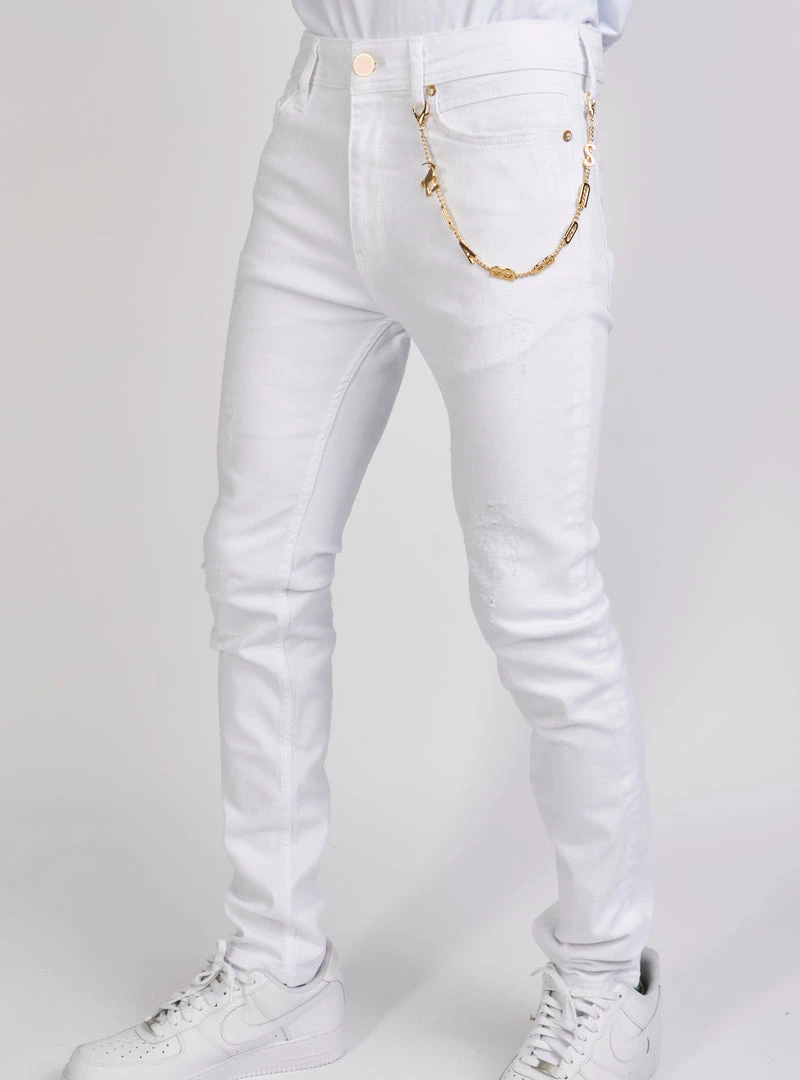Shop All Dabbous Jeans - Chain - White - 8721004 2 Shop All Dabbous Jeans - Chain - White - 8721004