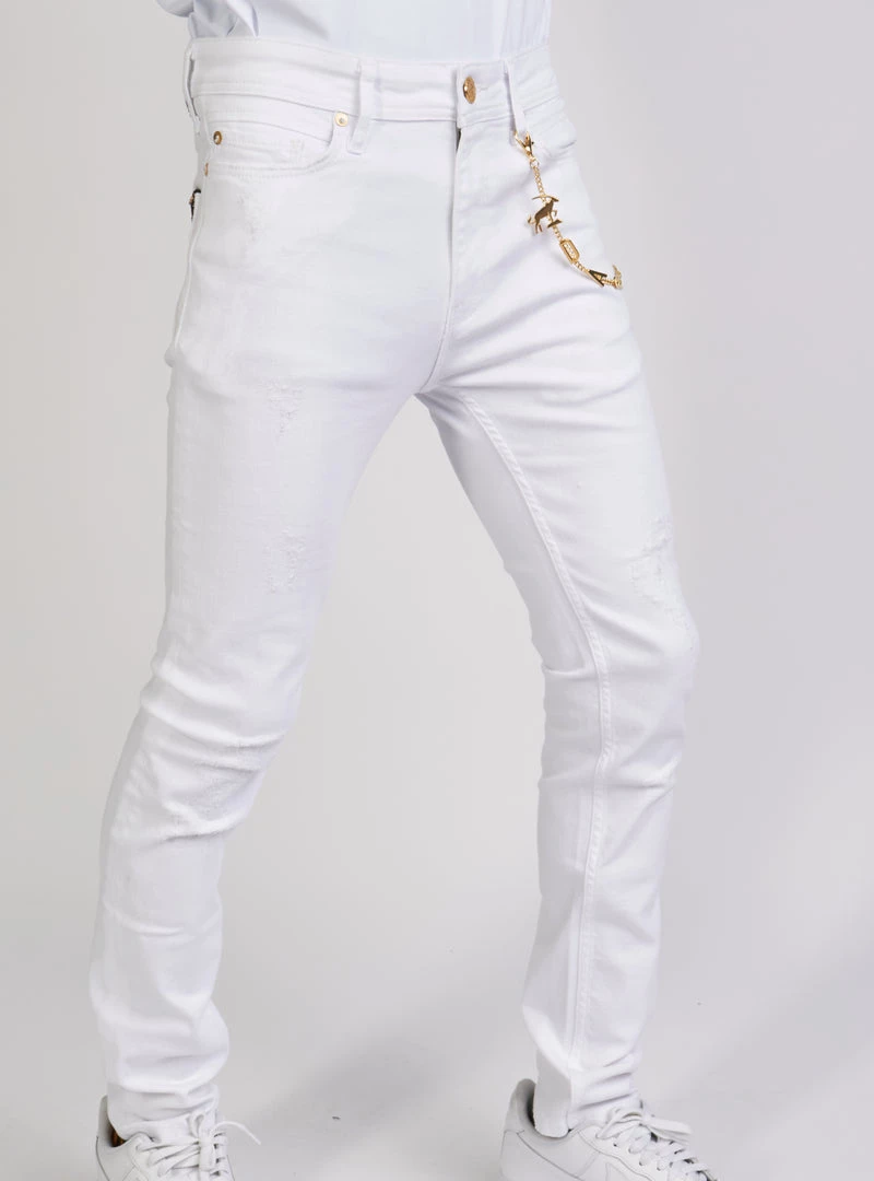 Shop All Dabbous Jeans - Chain - White - 8721004 3 Shop All Dabbous Jeans - Chain - White - 8721004