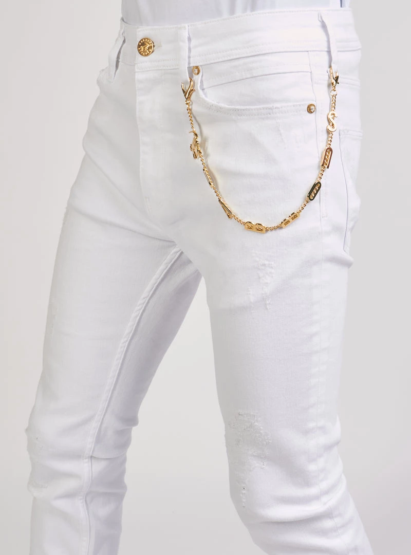 Shop All Dabbous Jeans - Chain - White - 8721004 5 Shop All Dabbous Jeans - Chain - White - 8721004