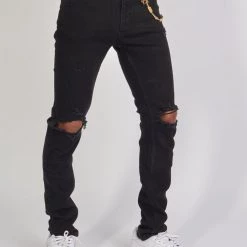 Dabbous Jeans - Chain - Black - 8721005 Shop All 8 Dabbous Jeans - Chain - Black - 8721005 Shop All