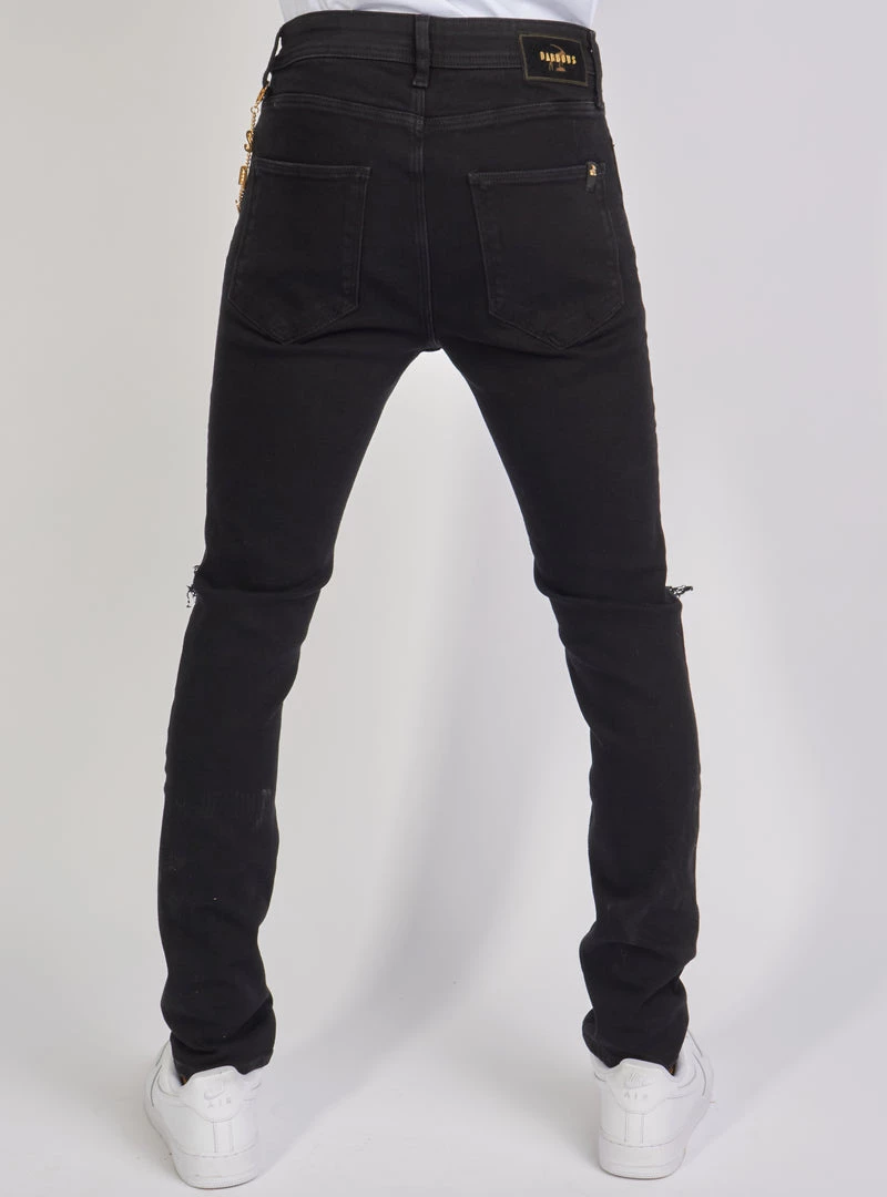 Dabbous Jeans - Chain - Black - 8721005 Shop All 4 Dabbous Jeans - Chain - Black - 8721005 Shop All