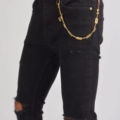 Dabbous Jeans - Chain - Black - 8721005 Shop All 10 Dabbous Jeans - Chain - Black - 8721005 Shop All
