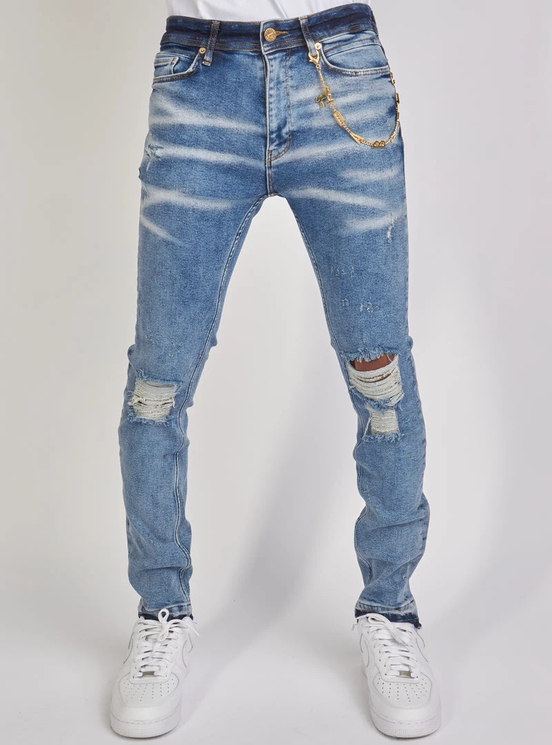 Shop All Dabbous Jeans - Chain - Agressive Blue - 8721003 1 Shop All Dabbous Jeans - Chain - Agressive Blue - 8721003