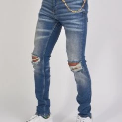 Shop All Dabbous Jeans - Chain - Dark Blue - 8721001