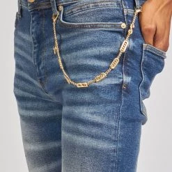 Shop All Dabbous Jeans - Chain - Dark Blue - 8721001 10 Shop All Dabbous Jeans - Chain - Dark Blue - 8721001