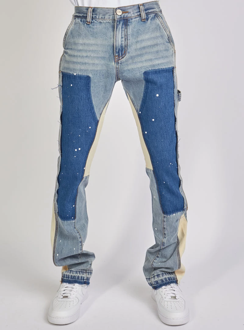 Politics Jeans - Hyatt Worker's Denim - Blue Wash - Hyatt501 Shop All 1 Politics Jeans - Hyatt Worker's Denim - Blue Wash - Hyatt501 Shop All