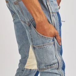 Politics Jeans - Hyatt Worker's Denim - Blue Wash - Hyatt501 Shop All 7 Politics Jeans - Hyatt Worker's Denim - Blue Wash - Hyatt501 Shop All