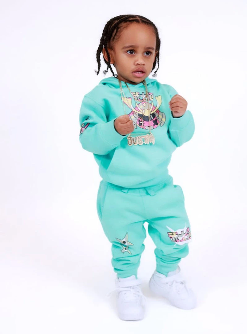 Jordan Craig Kids Sweatsuit - Egg Shell Blue - 8446K 1 Jordan Craig Kids Sweatsuit - Egg Shell Blue - 8446K