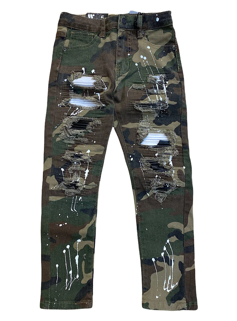 Kids Waimea Jeans - Camo - 8BM5011T 1 Kids Waimea Jeans - Camo - 8BM5011T