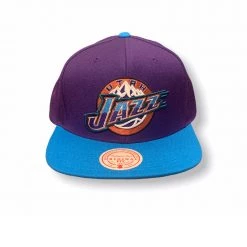 Shop All Mitchell & Ness Snapback - Wool 2 Tone Utah Jazz - Purple And Teal - MM19200