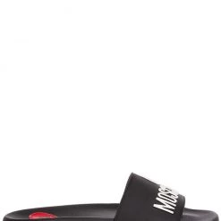Love Moschino Women Slides - Logo Black