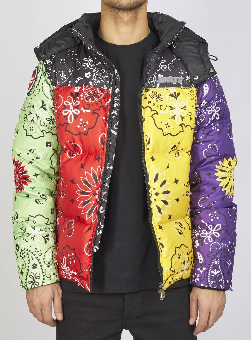 Endure Jacket - Puffer Bandana - Multi - 7015 1 Endure Jacket - Puffer Bandana - Multi - 7015