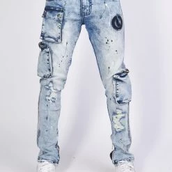 Locked & Loaded New Arrivals LNL Jeans - Page - Light Blue Acid - 501
