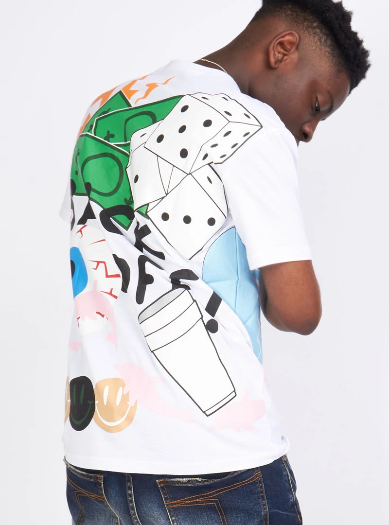 New Arrivals Politics T-Shirt - Holman - White Multi - 107 2 New Arrivals Politics T-Shirt - Holman - White Multi - 107