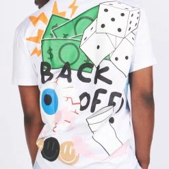 New Arrivals Politics T-Shirt - Holman - White Multi - 107