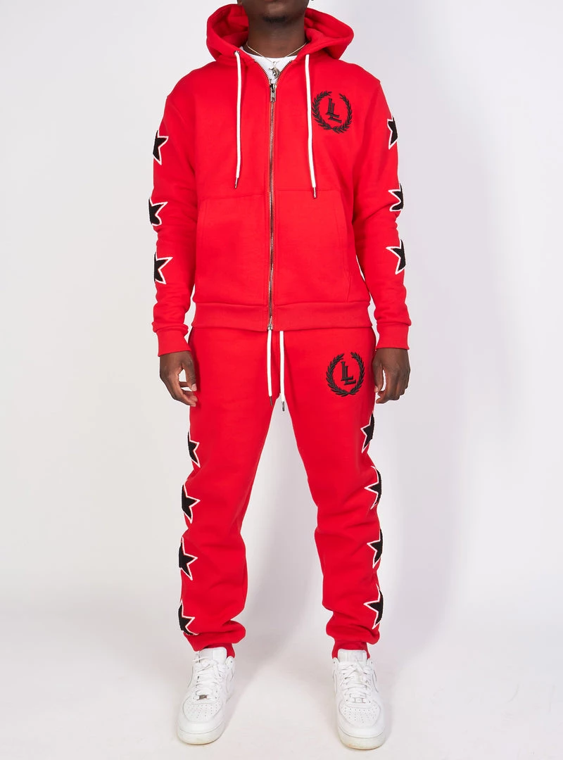 LOCKED & LOADED LNL Sweatsuit - Star Set - Red - LLSTARSET3503 Shop All 2 LOCKED & LOADED LNL Sweatsuit - Star Set - Red - LLSTARSET3503 Shop All