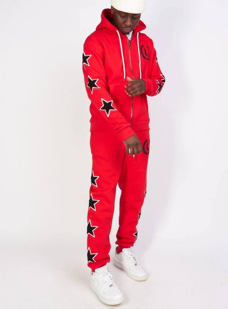 LOCKED & LOADED LNL Sweatsuit - Star Set - Red - LLSTARSET3503 Shop All 3 LOCKED & LOADED LNL Sweatsuit - Star Set - Red - LLSTARSET3503 Shop All