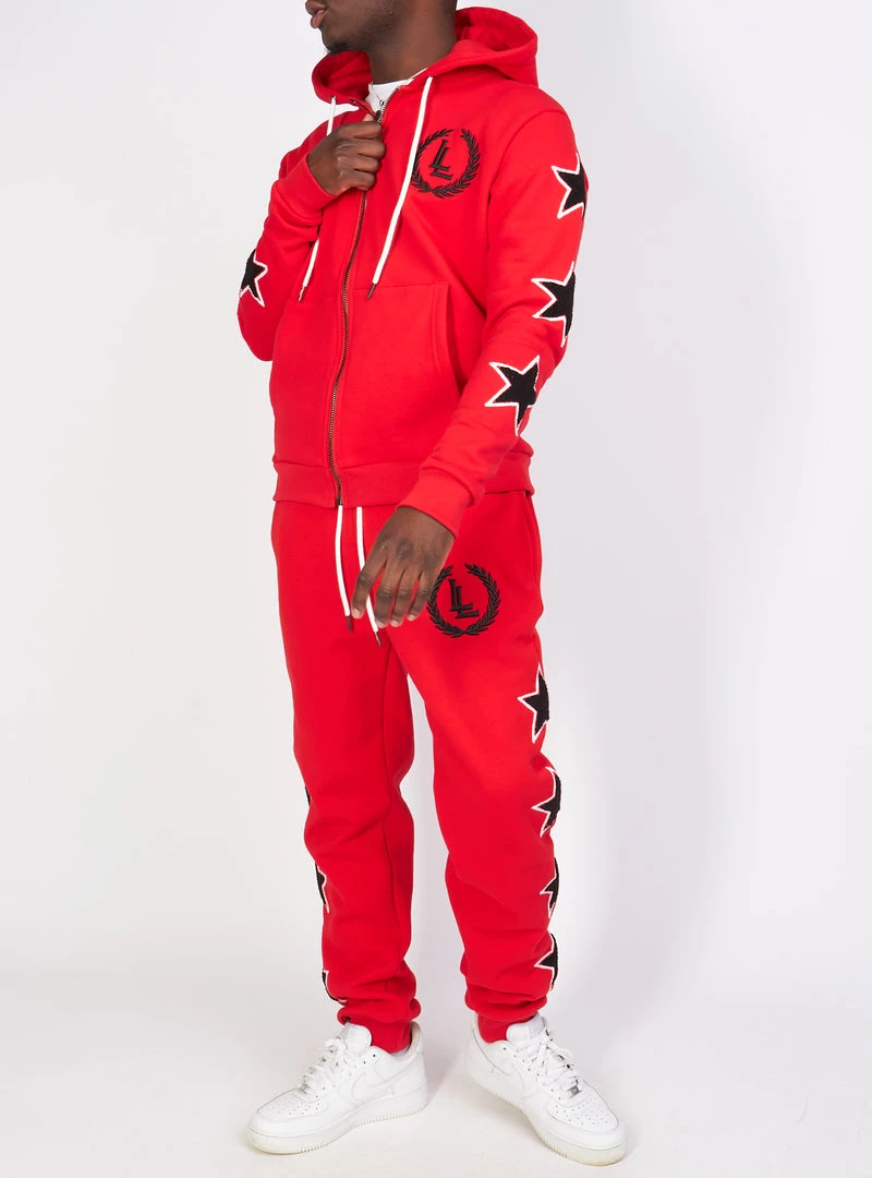 LOCKED & LOADED LNL Sweatsuit - Star Set - Red - LLSTARSET3503 Shop All 1 LOCKED & LOADED LNL Sweatsuit - Star Set - Red - LLSTARSET3503 Shop All
