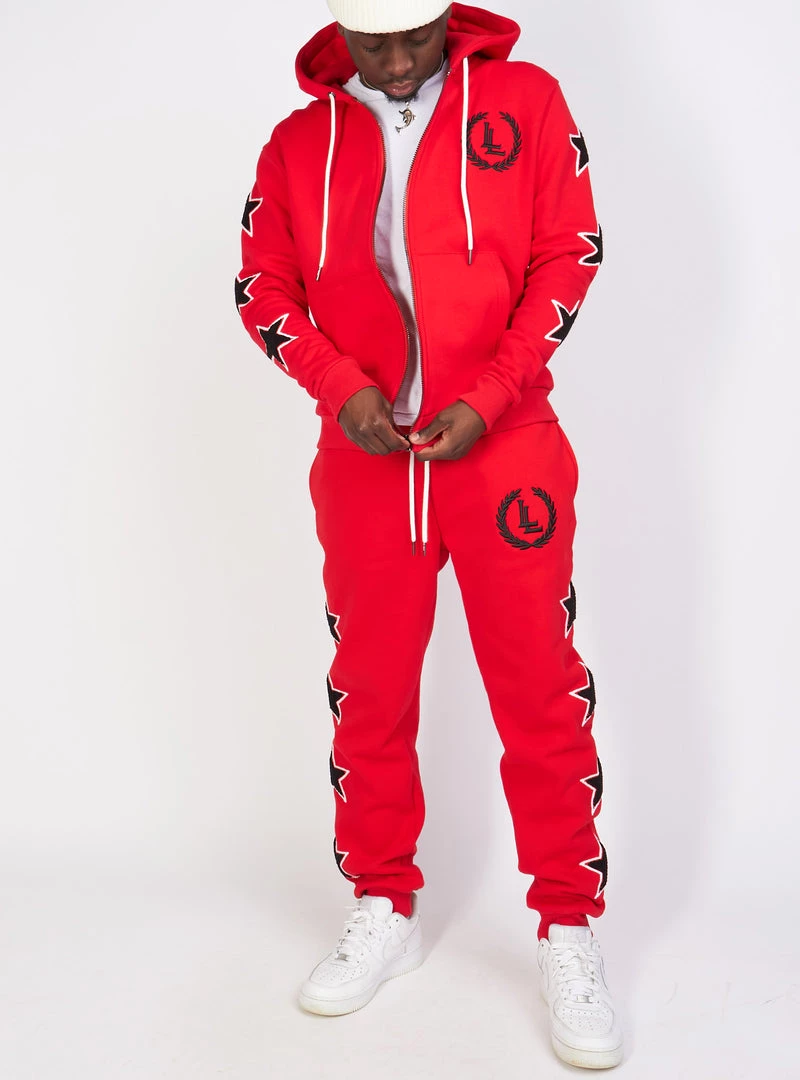 LOCKED & LOADED LNL Sweatsuit - Star Set - Red - LLSTARSET3503 Shop All 7 LOCKED & LOADED LNL Sweatsuit - Star Set - Red - LLSTARSET3503 Shop All