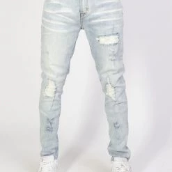 Shop All Politics Jeans - Distressed - Light Wash - PLTKS0521624