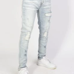 Shop All Politics Jeans - Distressed - Light Wash - PLTKS0521624